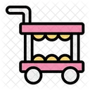 Food Trolley Flight Food And Restaurant Icon