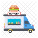 Burger Truck Food Truck Food Van Icon