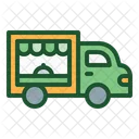Food Truck Food Vehicle Transportation Icon