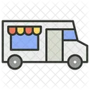 Food Stand Vending Cart Food Vending Icon