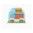 Food Truck Food Delivery Food Van Icon