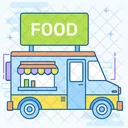 Street Stall Hawker Food Stand Icon
