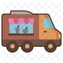 Food Truck Food Delivery Food Vehicle Icon