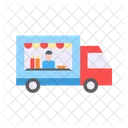 Food Truck Food Delivery Fruits Icon