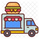 Food Truck Lunch Wagon Chuck Wagon Icon