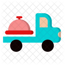 Food Truck Delivery  Icon