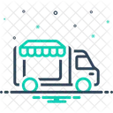 Food Truck Snack Van Wagon Icon