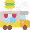 Food Truck Take Away Food 아이콘