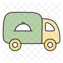 Food Truck Delivery Van Food Delivery Van Icon