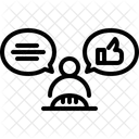 Food Vlogger Content Ersteller Vlog Symbol