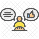 Food Vlogger Content Ersteller Vlog Symbol