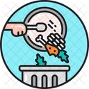 Food Wastage Food Waste Wastage Icon
