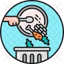 Food Wastage Food Awareness Icon