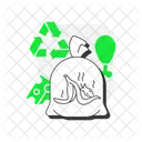 Waste Food Recycling Icon