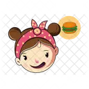 Girl Face Icon
