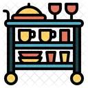 Foodtrolley Cart Meal Icon