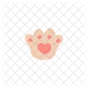 Foot Paw Cat Icon