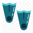 Foot Fins Diving Icon