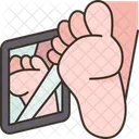 Foot Examine Check Icon