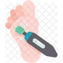 Foot Peeling Skin Icon