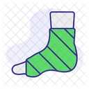 Foot Bandage Foot Injury Foot Fracture Icon