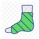 Foot Bandage Foot Injury Foot Fracture Icon