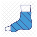 Foot Bandage Foot Injury Foot Fracture Icon