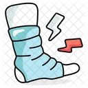Bandage Foot Bone Icon