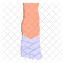 Foot Bandage Foot Injury Foot Fracture Icon
