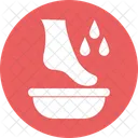 Foot Care Foot Massage Foot Moisturizing Icon