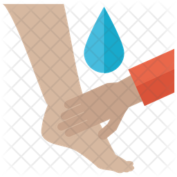 Foot Cleaning Icon