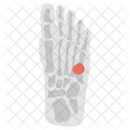 Foot Fracture  Icon