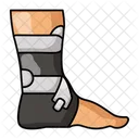 Foot Fracture Broken Bone Icon