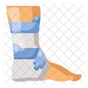 Leg Brace Foot Injury Icon