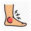 Foot Gout  Icon