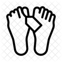 Foot Tag Label Icon