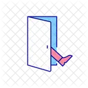 Motivate Foot In Door Technique Icon