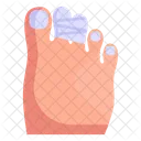 Bandage Injured Fingers Foot Injury Icon