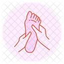 Foot Massage Soothing Relief Reflexology Icon