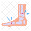 Foot Pain Foot Injury Foot Ache Icon
