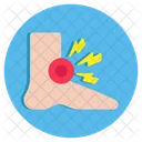 Foot Pain Ankle Pain Foot Injury Icon