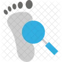 Foot Print Police Crime Icon