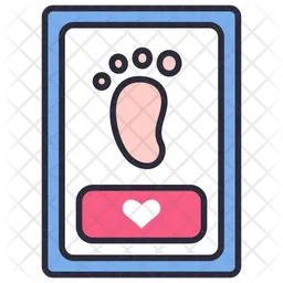 Foot Print Frame  Icon