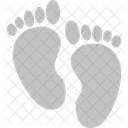 Foot Print Baby Child Icon