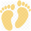 Footprints Foot Sign Icon