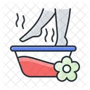 Foot Spa Foot Massage Beauty Treatment Icon