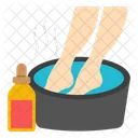 Foot Spa Pedicure Foot Bath Icon