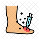 Foot Syringe  Icon