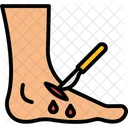 Foot Treatment Acupuncture Spa Treatment Icon