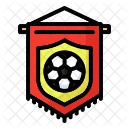 Footbal team flag  Icon